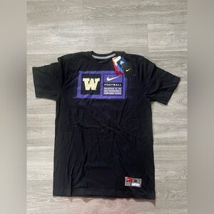 New Nike Dri-FIT Washington Huskies football t-shirt University